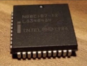 1PCS/2PCS/5PCS N80C187-12 Arithmetic Processor PLCC44 - Picture 1 of 1