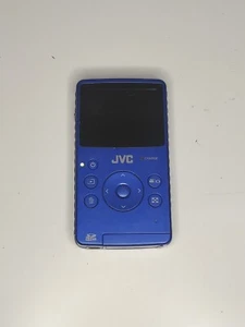 JVC Picsio GC-FM1AU Mini Camcorder Camera Blue Navy **PARTS OR REPAIR READ** - Picture 1 of 9