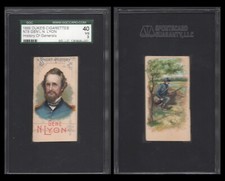 1889 N78 DUKE HISTORIES OF GENERALS BOOKLETS  GEN. N. LYON  SGC 40  2087