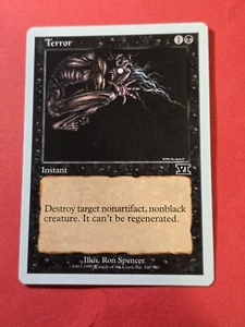 1999 Magic The Gathering Classic Sixth Edition #160 Terror, C, NF, cd1 - Picture 1 of 3