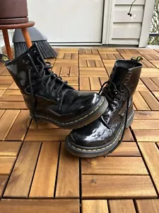 Botas con cordones para mujer Doc Martens talla 6 cuero brillante - Imagen 1 de 7