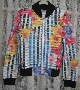 SEAN JOHN COLORFUL FLORAL LIGHTWEIGHT JACKET GIRLS MEDIUM NICE ! - Picture 1 of 3