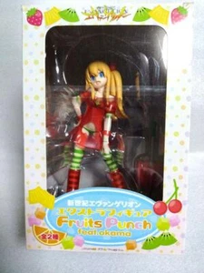 Neon Genesis Evangelion Asuka Fruits Punch feat.okama Extra Figure Prize SEGA - Picture 1 of 10