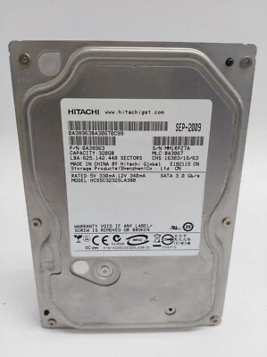 Lot of 2 Hitachi CinemaStar HCS5C3232SLA380 320 GB SATA II 3.5 in Hard Drive - Image 1 of 3