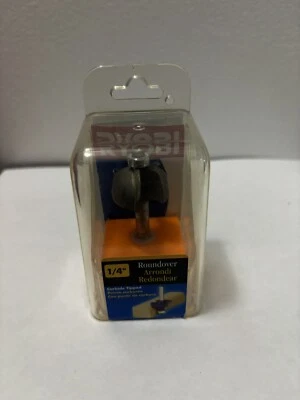 Ryobi 1/4 硬质合金尖圆顶路由器钻头 — 第 1/4 张图片