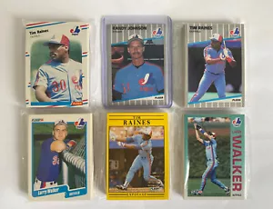 Lotto Set Squadre Fleer Montreal Expos 1988, 1989, 1990, 1992 (5 set) - Foto 1 di 8
