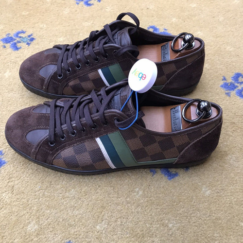 LOUIS VUITTON TRAINER Louis Vuitton scarpe da ginnastica sneakers basse damier marroni da uomo UK 6 US 7 40