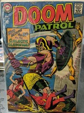 Doom Patrol #116 december 1967 - galactic gladiator - silver age dc comics