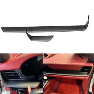 Interior Dashboard Vent Trim Panel Decor For Porsche 911 992 2019-24 2022 Matte - Picture 1 of 8