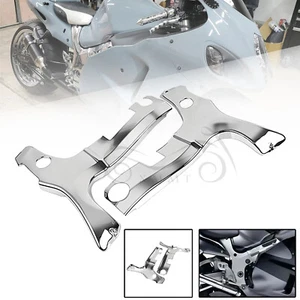 Chrome Frame Covers Fit For Suzuki Hayabusa 97-25 GSX1300R GSX1300RAZ GSX1300RX - Picture 1 of 13