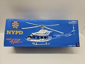 Helicopter Bell 412 NYPD Police Newray 1/43 Die Cast Helicopter New York City(G) - Picture 1 of 11