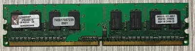 RAM DIMM DDR2 Kingston 1GB 667Mhz PC5300 KTM4982/1G - Immagine 1 di 2