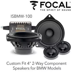 Focal IS BMW100 - Custom Fit 4" 2-Way Component Speakers for BMW Models - Picture 1 of 1