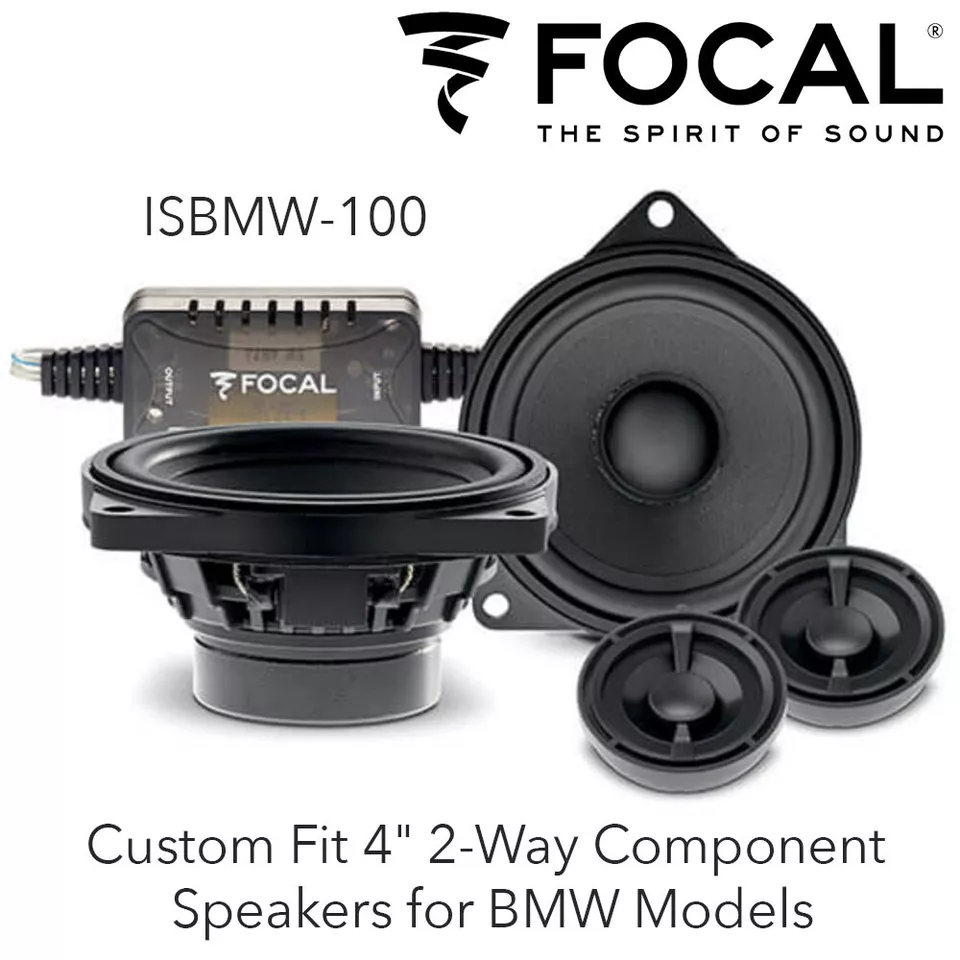 Focal IS BMW100 - Custom Fit 4" 2-Way Component Speakers for BMW Models - Image 1 of 1