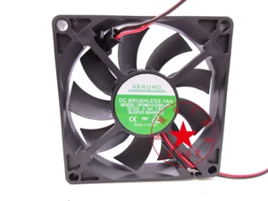 1PC KERONG DF0801512SEL2R 12V 0.15A 1.8W 2-wire 8CM 8015 cooling fan - Picture 1 of 2