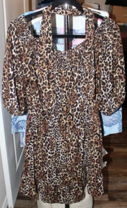 Lilly Pulitzer Rochelle Off-The-Shoulder Romper Size Large Loepard worn once - Picture 1 of 3