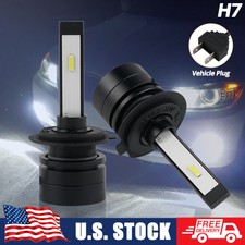 Pair H7 LED Fog Light Bulbs for Audi Q7 07-09 RS6 03-04 30W 3000LM Driving Lamp