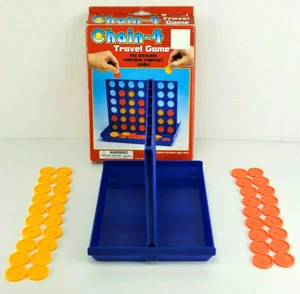 Juego de Viaje Cadena 4 El Original Juego de Estrategia Vertical Medio Oeste Producto para el Hogar - Imagen 1 de 9