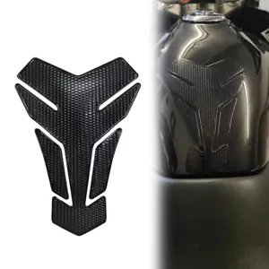 1x 3D Sticker Motorcycle Parts Gas Oil Fuel Tank Pad Protector Decal Black Decor - Picture 1 of 9