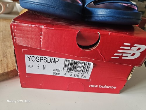 Sandali New Balance donna ragazza taglia UK 4 blu e rosa