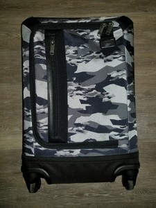 tumi blue camo luggage