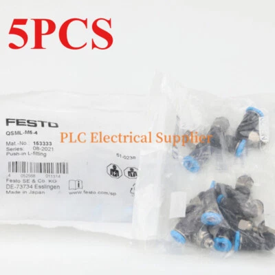 QSML-M5-4 5PCS NEW QSML-M5-4 153333 for FESTO Quick Connector Free Shipping - Image 1 of 4