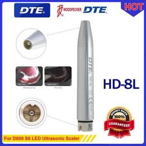 Woodpecker DTE HD-8L LED Ultrasuoni Piezo Scaler Manipolo per D600 S6 LED - Foto 1 di 10