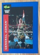GENERAL ADNAN, 1991 CLASSIC WWE CARD, WRESTLING LEGEND ! COOL !