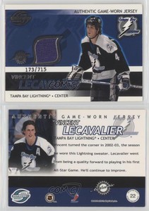 2003-04 Pacific Supreme Jerseys /715 Vincent Lecavalier #22