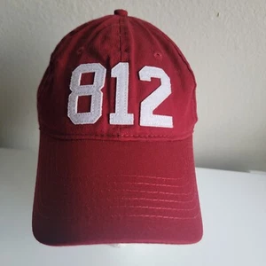 Mütze Kappe Indiana "812" Vorwahl verstellbar Papa rot - Bild 1 von 8