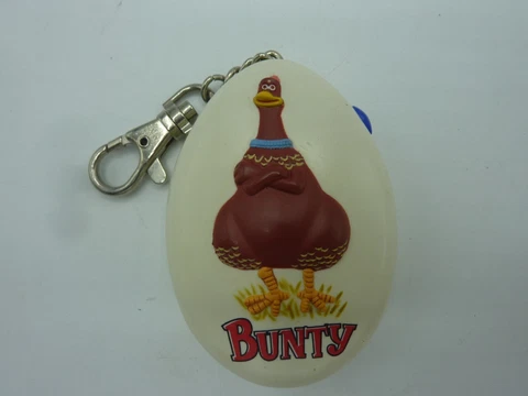 Vintage Playmates Chicken Run Bunty Key Chain Promo 2000 Toy Movie Advertisement Cover