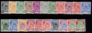 MALAYSIA - Perlis GVI SG7-27, 1951-55 Komplettsatz, M postfrisch. Katze 180€. - Bild 1 von 1