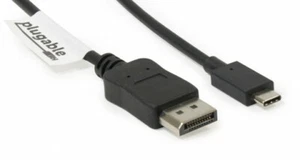 Plugable USBC-DP USB-C To DisplayPort 6'FT(1.8m) Adapter Cable 4K@60Hz - Picture 1 of 3