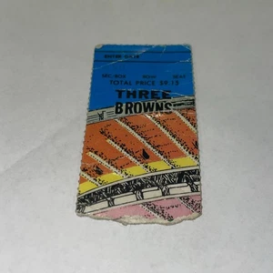 Pittsburgh Steelers vs Browns Spiel Ticket 10.10.1976 Franco Harris TD - Bild 1 von 2