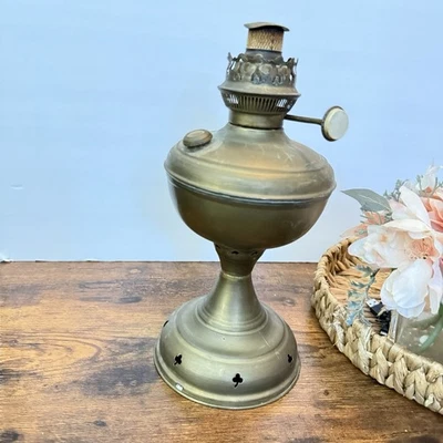 Lâmpada 'Chudo' antiga 1880 Imperial Rússia Otto Muller Berlim bronze óleo/querosene  - Imagem 1 de 4