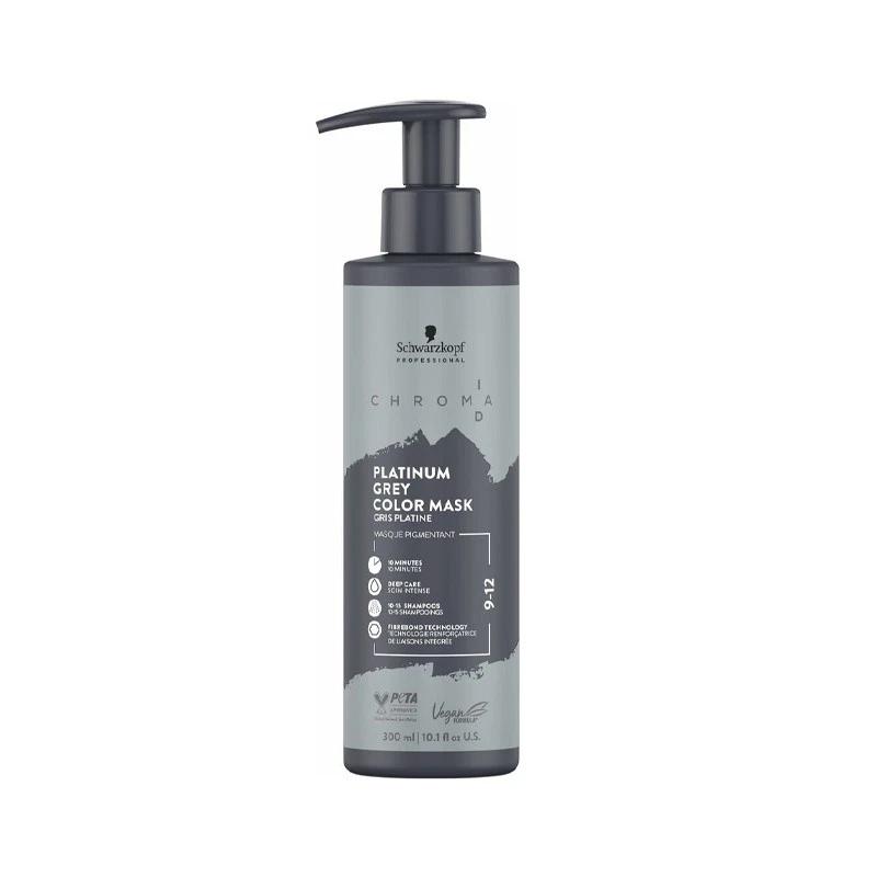 Maschera Colorante SCHWARZKOPF Chroma ID Bonding Platinum Grey 9-12 300ml - Immagine 1 di 1