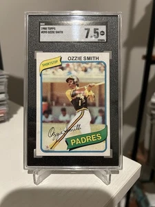 1980 Topps Ozzie Smith SGC 7.5 Card No. 393 - Picture 1 of 2