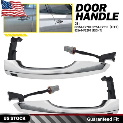 1/2SET Front Left & Right Door Handle w/Smart Key For 2017-2020 Hyundai Elantra - Image 1 of 4