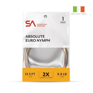 Scientific Anglers Absolute Euro Nymph Leader - 1 pieza/paquete - Imagen 1 de 8
