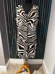 Michael Kors Animal print dress size L - Picture 1 of 6