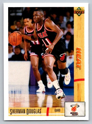 1991-92 Upper Deck #122 Sherman Douglas Miami Heat - Image 1 of 2