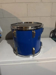 Blue Drum Tom with Chrome Hardware - Picture 1 of 8