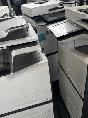 Lot 10 HP PageWide Enterprise Color MFP 586 MFP Laser Printer - Image 1 of 4