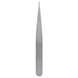 Point Tweezer, Stainless Steel, 1 Count - Picture 1 of 3