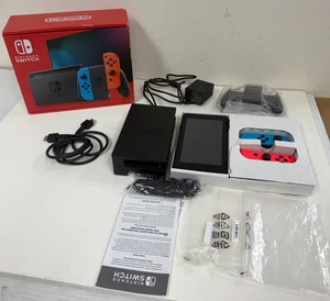CONSOLA DE VIDEOJUEGOS NINTENDO SWITCH COMPLETA EN CAJA LIMPIA HAC-001-(01) - Imagen 1 de 5