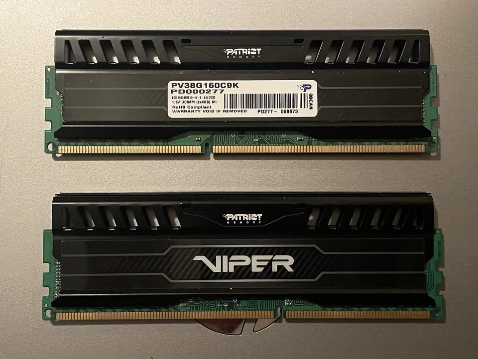 Patriot Viper Xtreme 8GB (2x 4GB) DDR3 SDRAM 1600 (PC3 12800) PXD38G1600C10K - Imagem 1 de 1