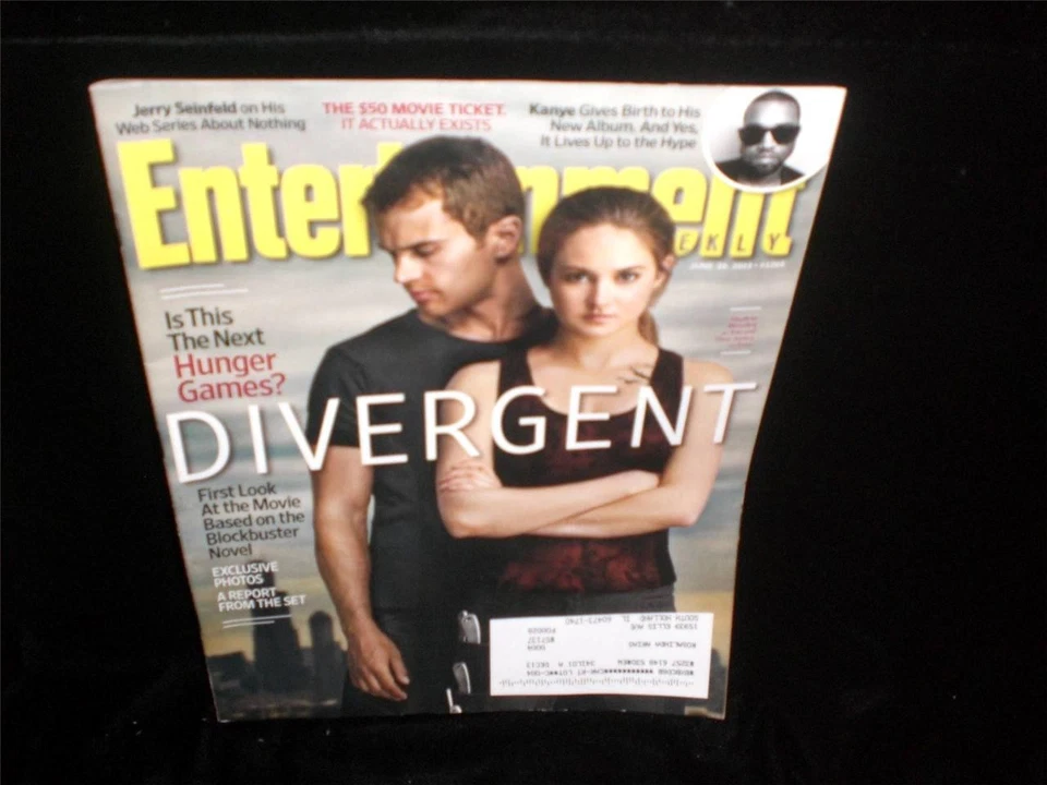 Entertainment Weekly Magazine June 28, 2013 Divergent First Look, Jerry Seinfeld - Image 1 of 1