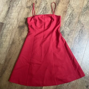 Ann Taylor | Vintage Y2K 90’s Silk & Cotton Cocktail Spaghettiträger Square 6 - Bild 1 von 22