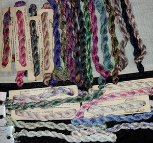 26X Caron Waterlilies 12 ply multicolored silk floss Needlepoint/cross-stitch - Picture 1 of 1