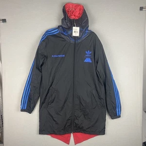 Adidas Star Wars Jacket Rain Windbreaker Palpatine Reversible Rain Parka Medium - Picture 1 of 10